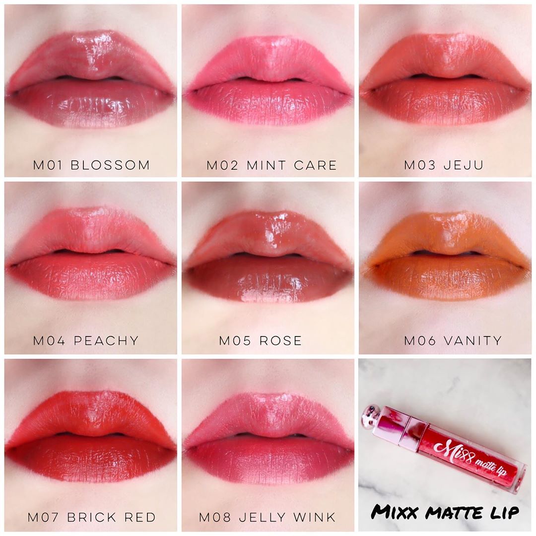 Mixx,Mixx Matte Lip,Mixx Matte Lip #M04 Peachy,ลิปเนื้อแมท,Mixx Matte Lipราคา,Mixx Matte Lipรีวิว