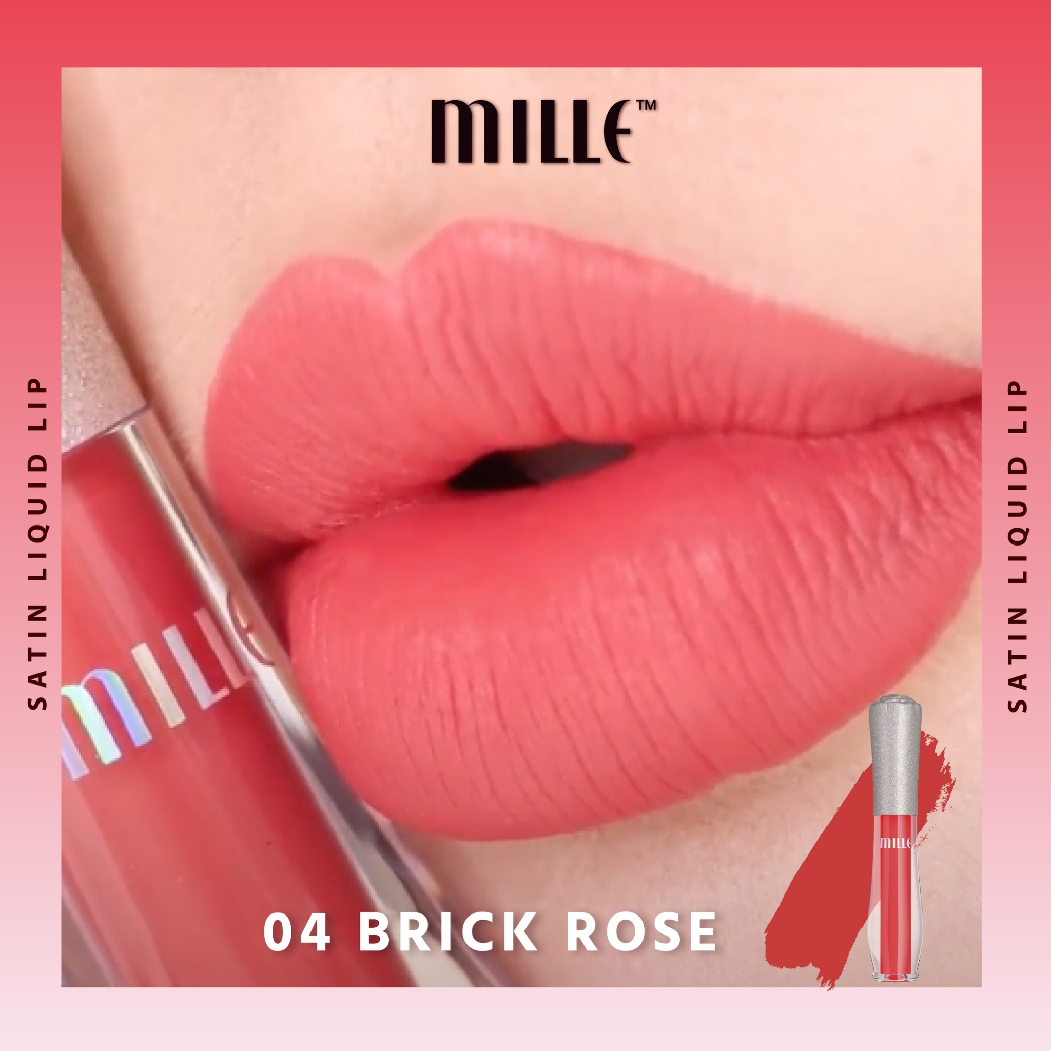 Mille, Mille รีวิว, Mille ราคา, Mille Crystal Reflection Satin Glaze Lip, Mille Crystal Reflection Satin Glaze Lip รีวิว, Mille Crystal Reflection Satin Glaze Lip ราคา, Crystal Reflection Satin Glaze Lip, Mille Crystal Reflection Satin Glaze Lip 1.7ml, Mille Crystal Reflection Satin Glaze Lip #01 Glossy Bomb, ลิปแมตต์, ลิปกลอส, ลิปสติก, ลิป