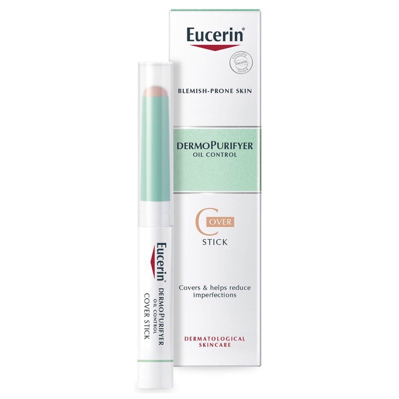 Eucerin,ดินสอแต้มสิว,Eucerin Dermo Pure Oil Control Stick Corrector 2g,Eucerin Dermo Pure Oil Control Stick Corrector 2g รีวิว,Eucerin Dermo Pure Oil Control Stick Corrector 2g ราคา,