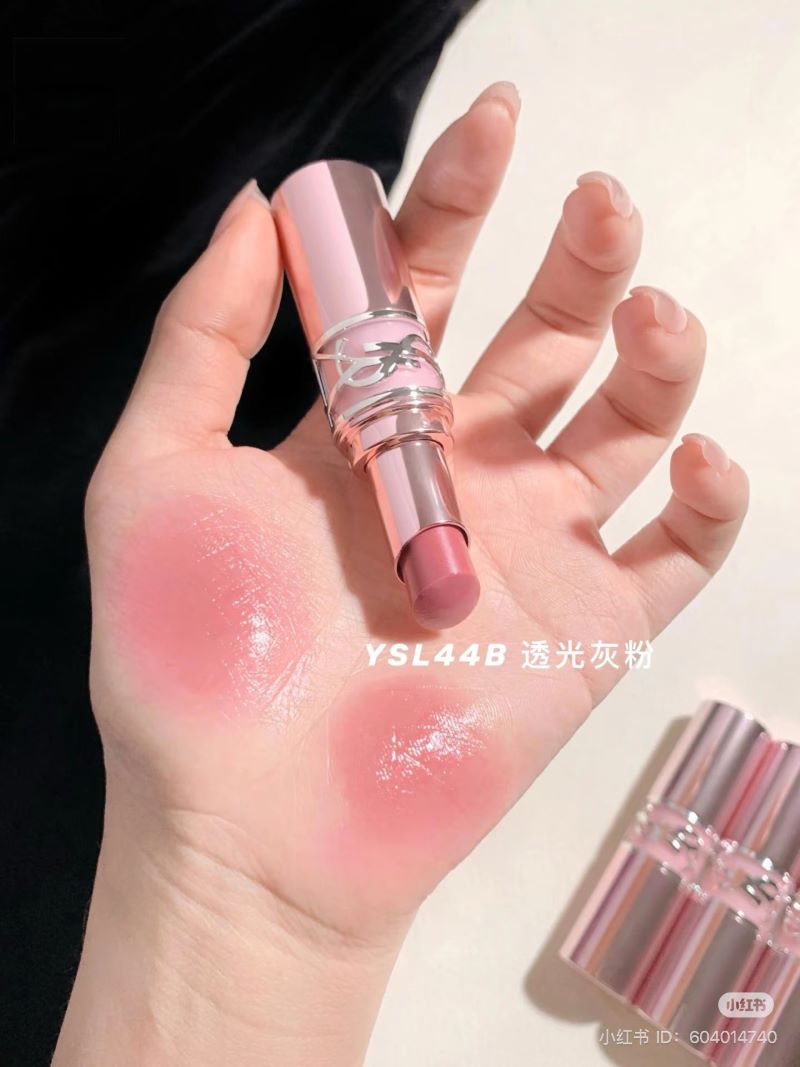 YVES SAINT LAURENT LoveShine Candy Glow 1.3g #44B Nude Lavalliere , ลิป YSL , YSL Love Shine Candy Glow รีวิว,YSL Love Shine Candy Glow 44B , YSL Love Shine Candy Glow 44B ราคา , Ysl love shine candy glow สี