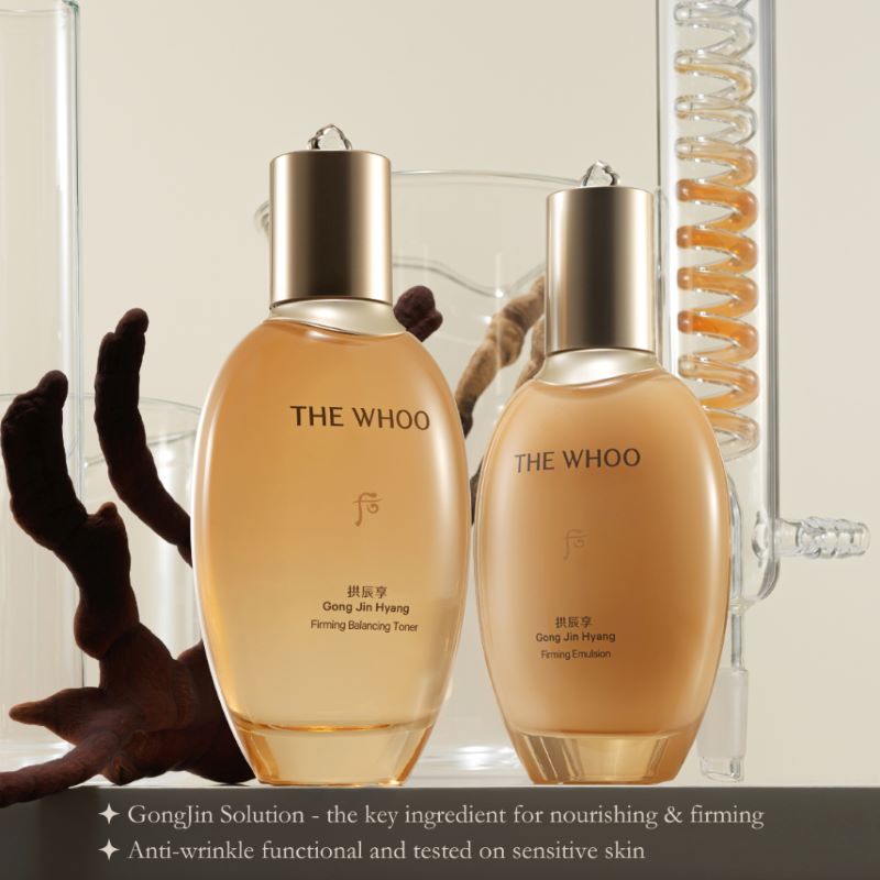 History Of Whoo Gongjinhyang Clarifying Cleansing Foam Special Set , Gongjinhyang Clarifying Cleansing Foam 180ml , Gongjinhynag Firming Balancing Toner 20ml , Gongjinhyang Firming Emulsion 20ml , History Of Whoo , History Of Whoo โฟมล้างหน้า , 